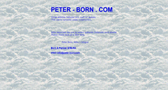 Desktop Screenshot of peter-born.com